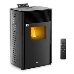 Pelletofen - 13 kW - für 50–325 m³ - 5 Stufen - Timer