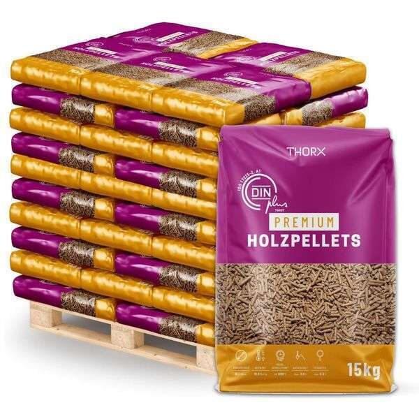 Premium Holzpellets 600 kg Palette