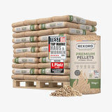 Premium REKORD Pellets A1, Sackware auf Palette (66 x 15 kg)
