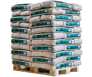 GREENSTICKS Holzpellets Sackware 15kg x 66 Sack 990kg Palette