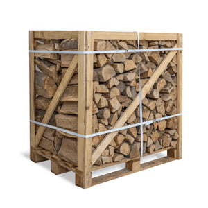 1 RM Palette Buchenholz Kaminholz 25 cm – Ofenholz | Hartholz Smoker Brennholz18SRM 6000kg